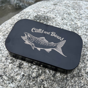 "2024 CUTTY" Black Etched Aluminum Fly Box