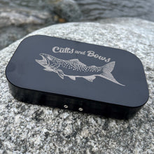 Load image into Gallery viewer, &quot;2024 CUTTY&quot; Black Etched Aluminum Fly Box
