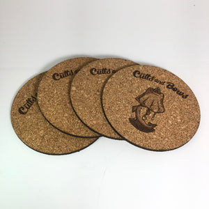 "Trout Lamp" Cork Coasters (4 pack)