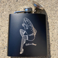 Load image into Gallery viewer, &quot;Trout Legs&quot; Engraved Flask
