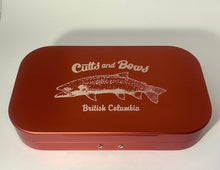 Load image into Gallery viewer, Red Etched &quot;CUTTY&quot; Aluminum Fly Box
