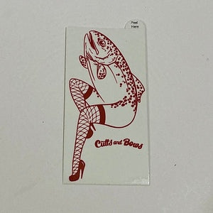 "Trout Legs" Sticker