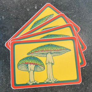 "Troutshrooms" Sticker